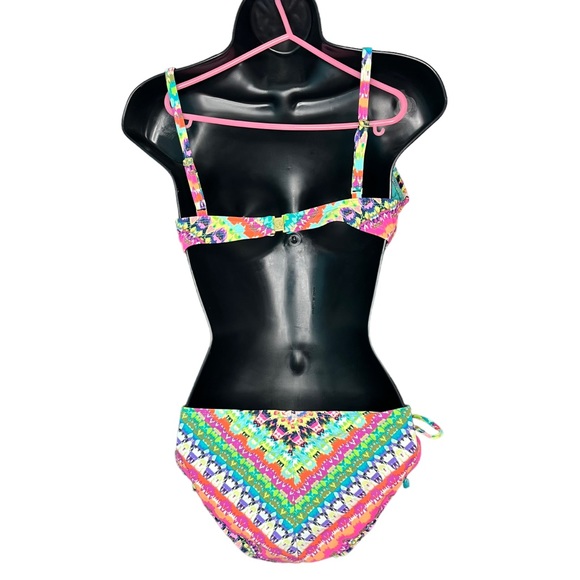 Bleu By Rod Beattie High Neck Keyhole Two Piece Swimsuit Bikini Women's 6 - Picture 4 of 8